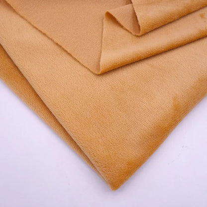 160CM/63" Wide Minky Plush Fabric – Super Soft Flannel Fabric for DIY Dolls, Toys, and Crafts, Sold by the Meter