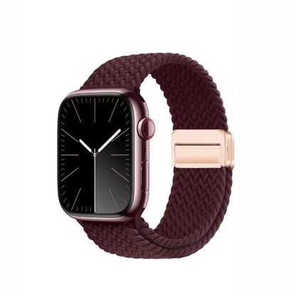 Nylon Braided Apple Watch Band - Durable Replacement Strap for Series 10/9/8/7/6/5/3 SE Ultra 49mm to 38mm