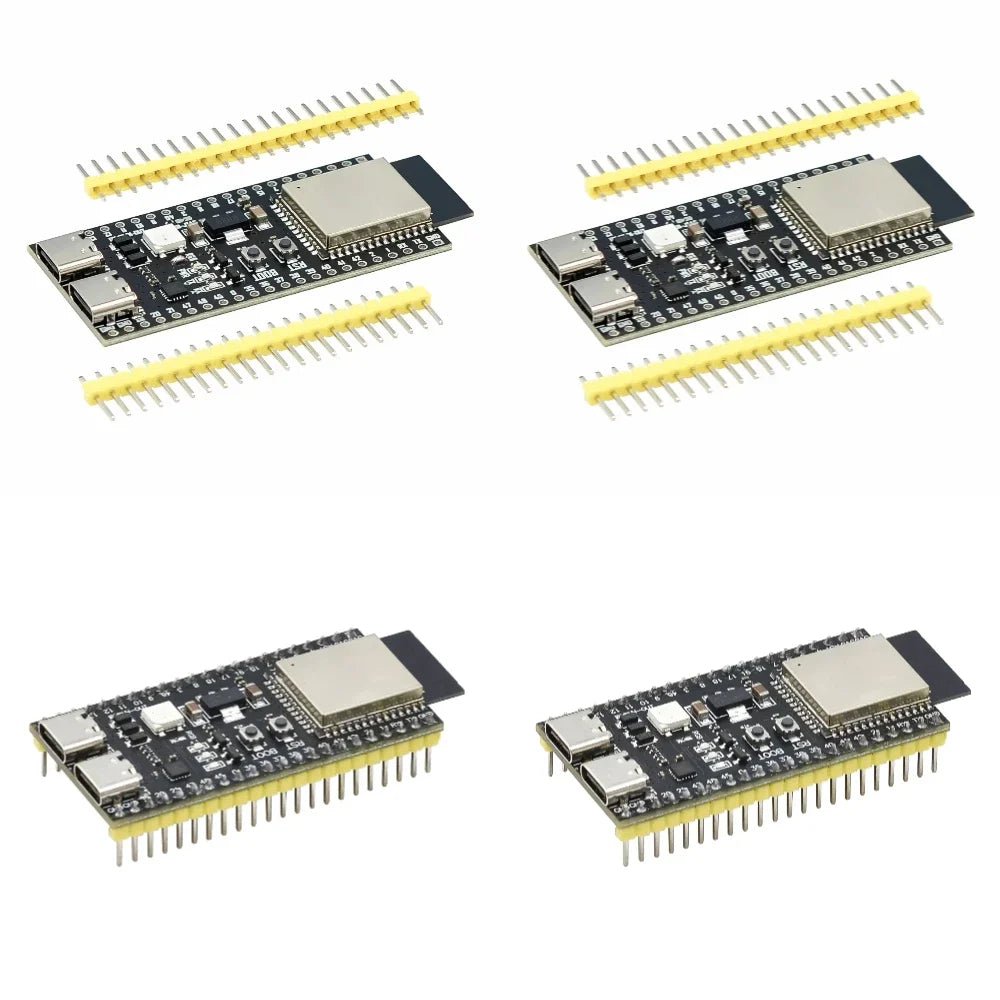 ESP32-S3 Development Board Kit - 44-Pin WiFi Bluetooth Module with Expansion Adapter & Type-C for Arduino Projects