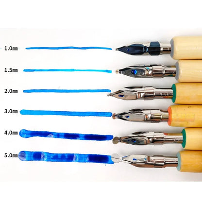 Premium Dip Pen Nib Set - Comic & Manga Line Drawing Pen Tips with Holder for Cartoon Art & Design