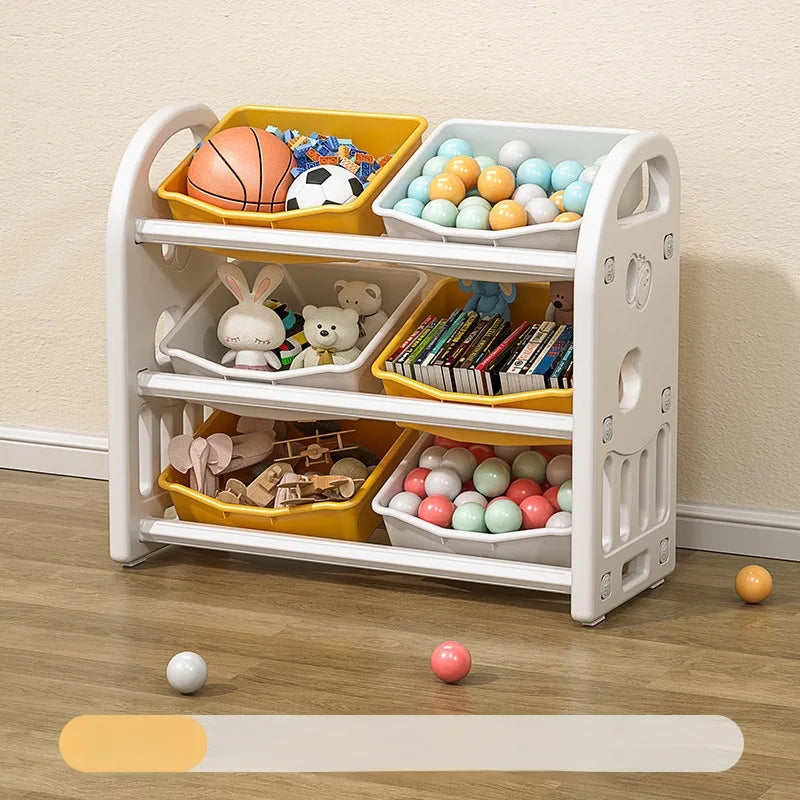 Multi Functional Baby Toy Storage Cabinet - Large Capacity Classification & Sorting Organizer Box for Home Use