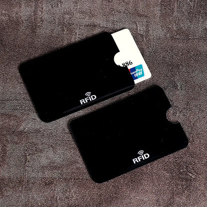 10PCS RFID Card Protector Sleeves - Anti Scan NFC Blocking Aluminum Foil Credit Card Holder