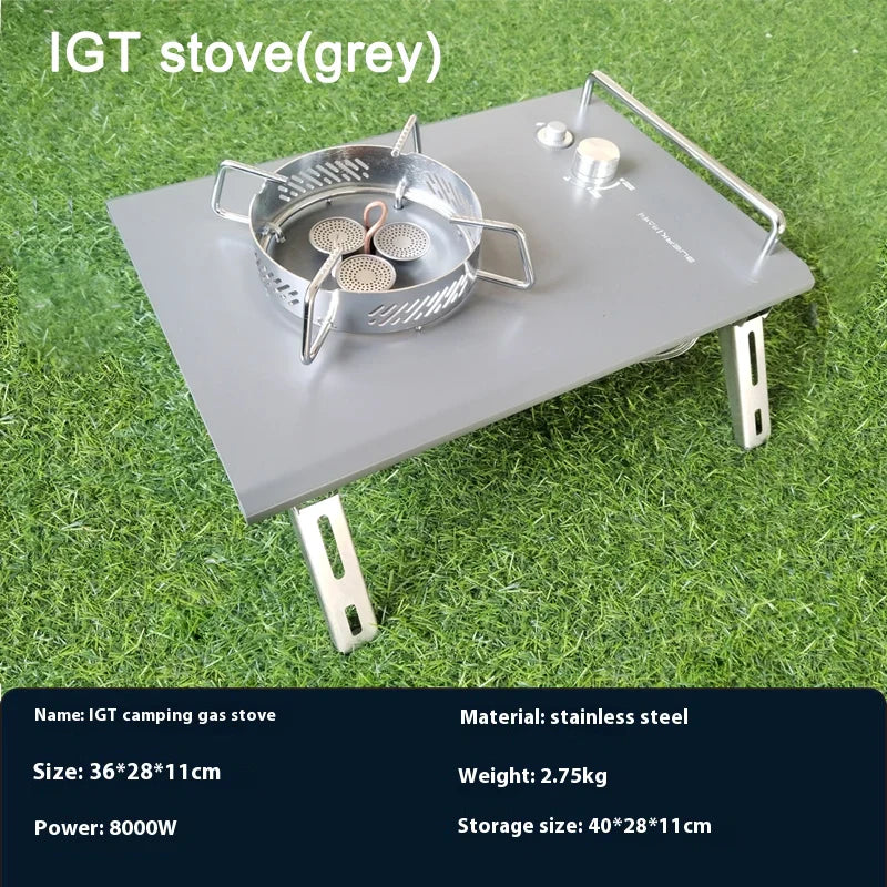Lohascamping Folding IGT Table – Lightweight Adjustable Backpack Table for BBQ, Burner & Multifunctional Use
