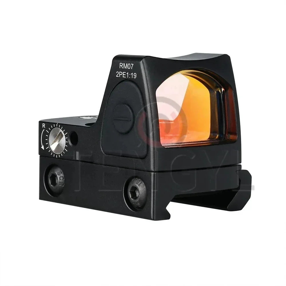 Mini Red Dot Sight - Flip Up Compact Reflex Optic Scope with 20mm 1913 Mount for Glock MOS Pistols & Hunting Rifles