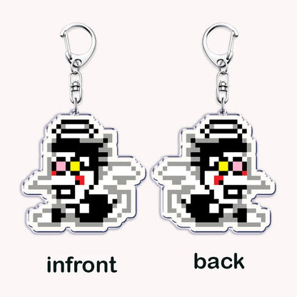 Deltarune & Undertale Keychains – Ralsei, Kris, Susie & Spamton Fan Gaming Accessories