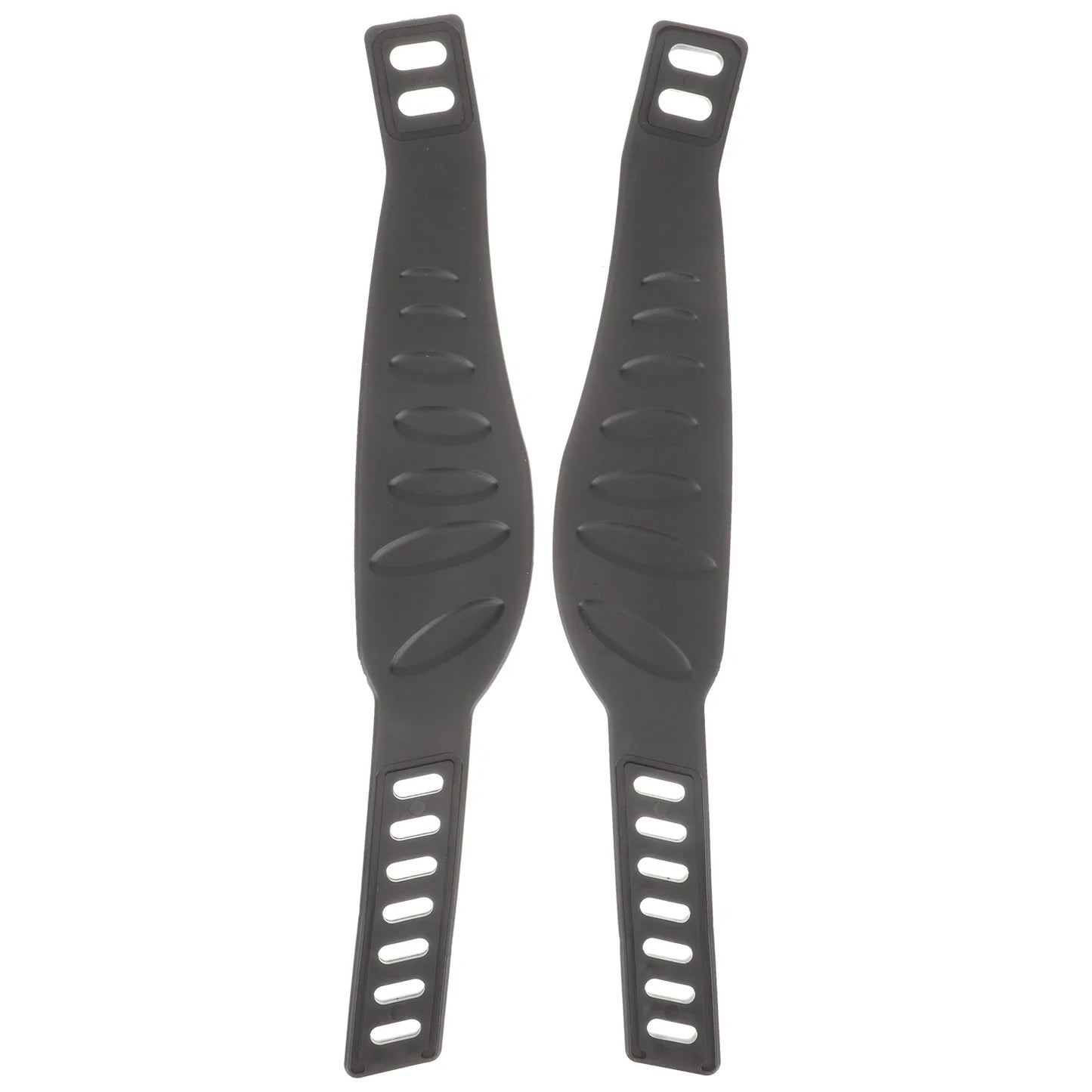 Adjustable Spinning Bike Pedal Straps – Zipper Toe Pedals, Footrest Clips for Exercise & Cycling Gym Foot Support