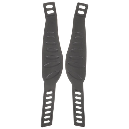 Adjustable Spinning Bike Pedal Straps – Zipper Toe Pedals, Footrest Clips for Exercise & Cycling Gym Foot Support