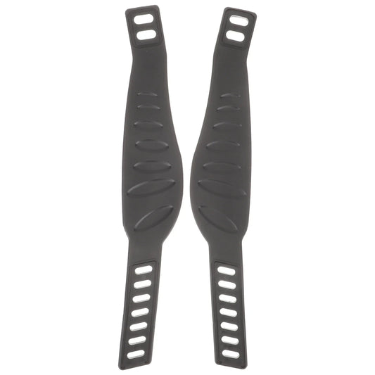 Adjustable Spinning Bike Pedal Straps – Zipper Toe Pedals, Footrest Clips for Exercise & Cycling Gym Foot Support