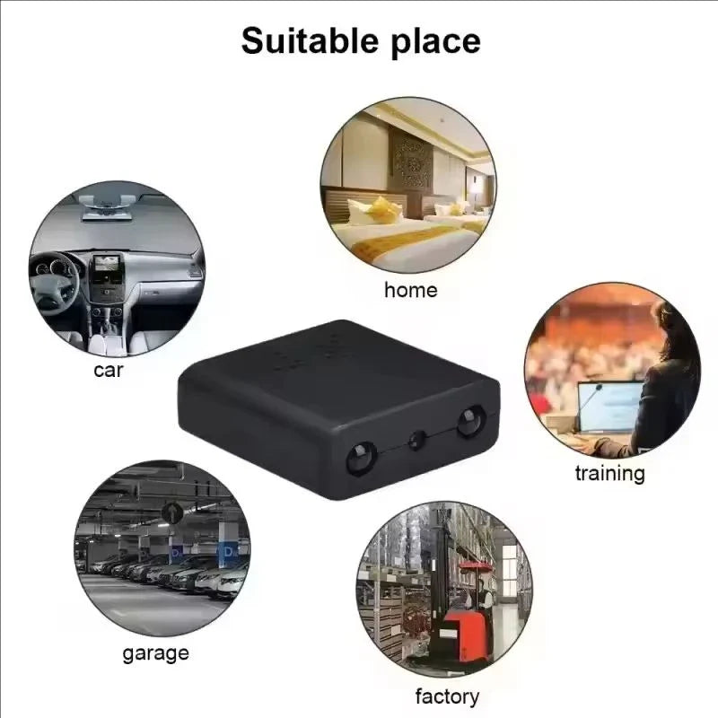XD Mini 4K Full HD WiFi Security Camera – Night Vision Waterproof Home Surveillance Video Recorder with Remote Monitoring