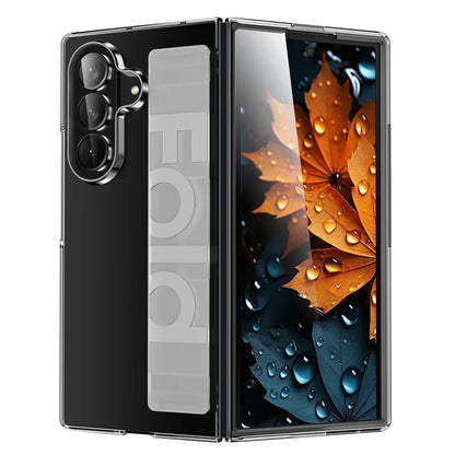 Elastic Wristband Phone Case - Silicone Shockproof Matte PC Cover for Samsung Galaxy Z Fold 8 Ultra/7/6/5/4/3