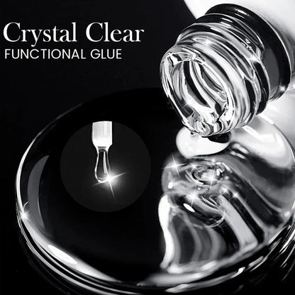 10ml Clear Builder Nail Gel – Strengthening Extension Gel & Base Coat in a Bottle, Soak-Off UV/LED Polish