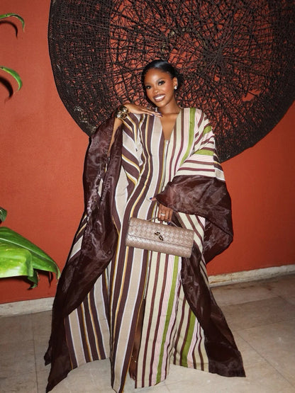 2026 Plus Size African Maxi Dress - Traditional Dashiki Ankara Kaftan Gown