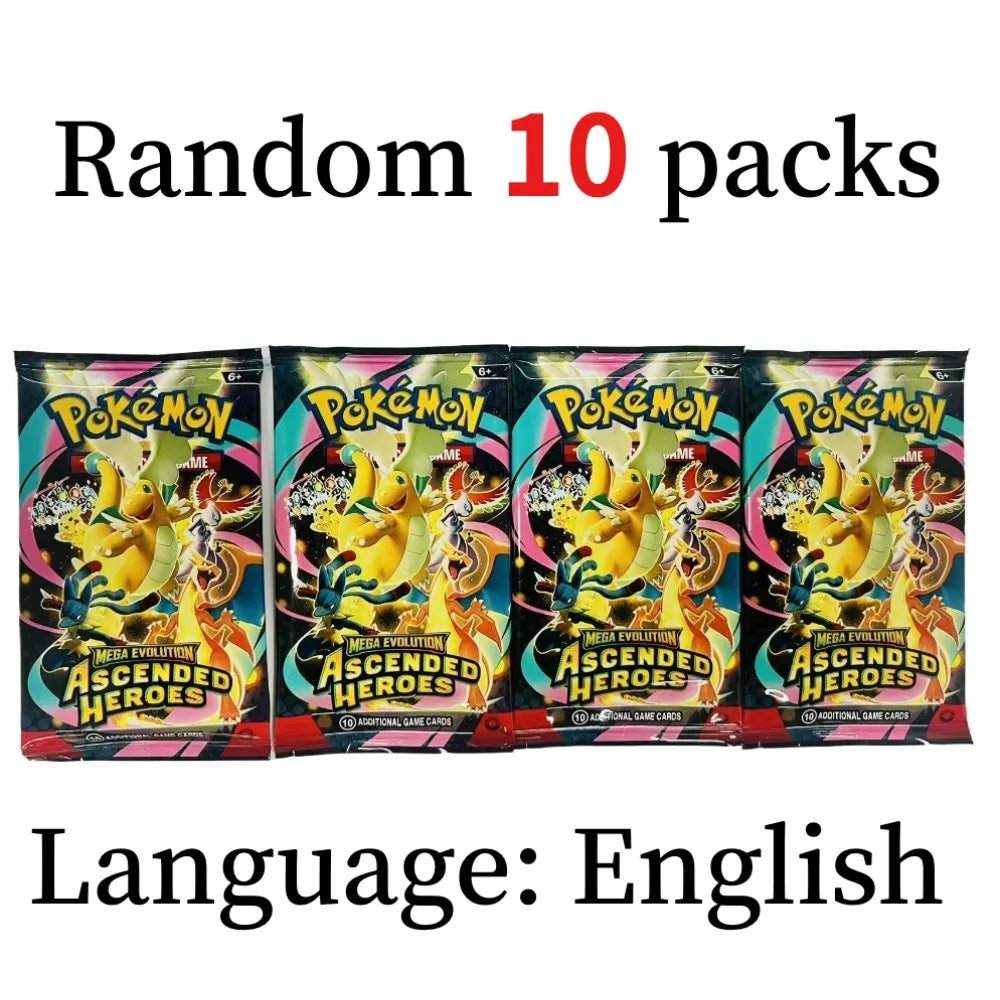 Pokemon TCG Mega Evolution Booster Box - English Trading Cards Phantasmal Flames Ascended Heroes Pack Set