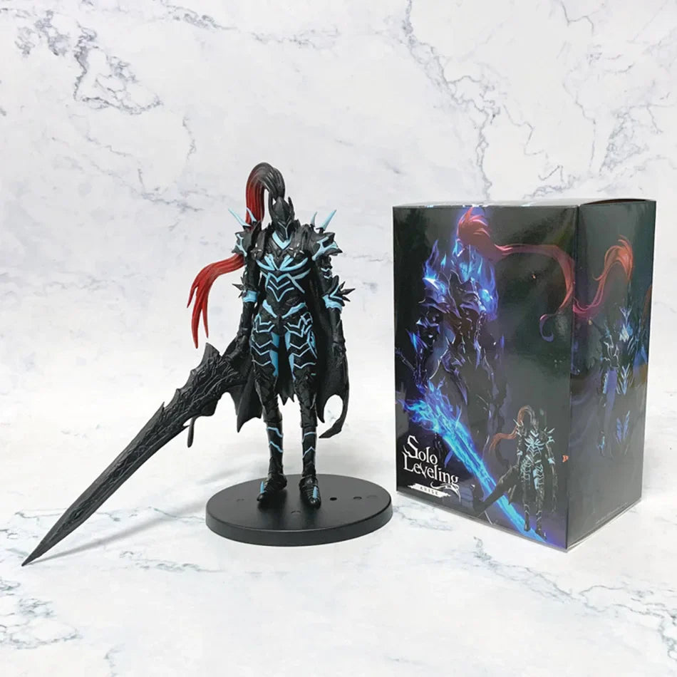 20-21cm Solo Figures – Bloodred Knight & Yggdrasil Action Figure Statue, Lgris Sung Jinwoo Model Toy