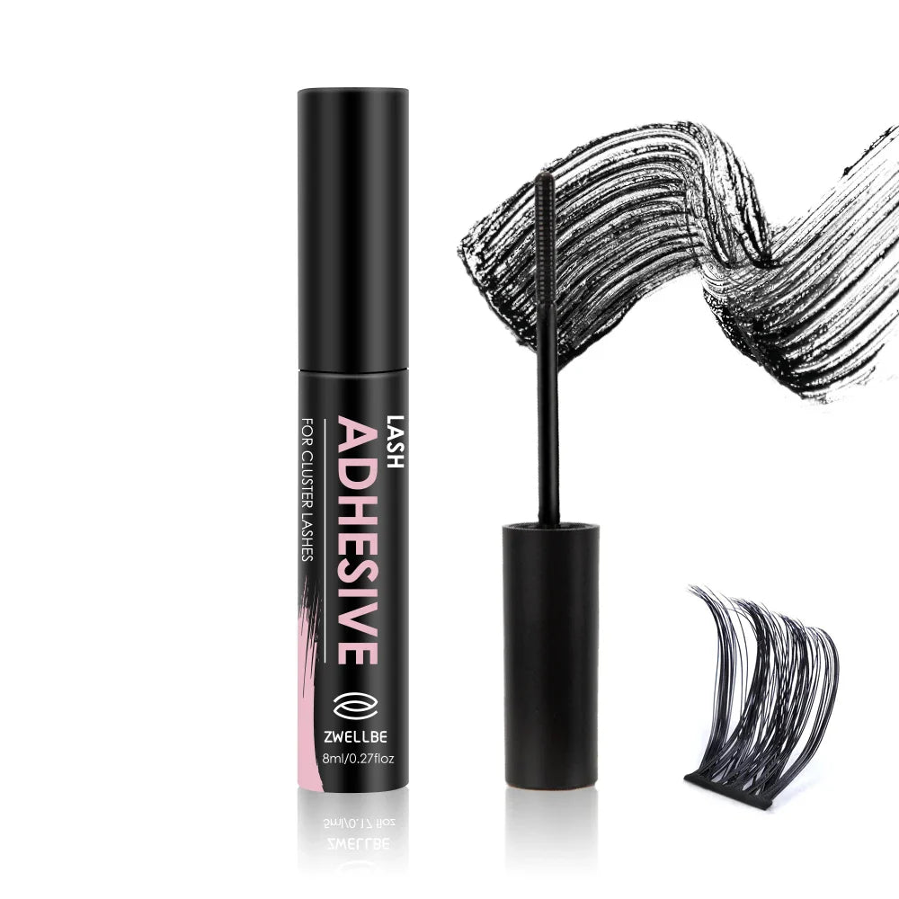Lash Bond, Seal, and Remover Kit – Waterproof Cluster Eyelash Glue, Strong Hold, Fast Removal for DIY Extensions