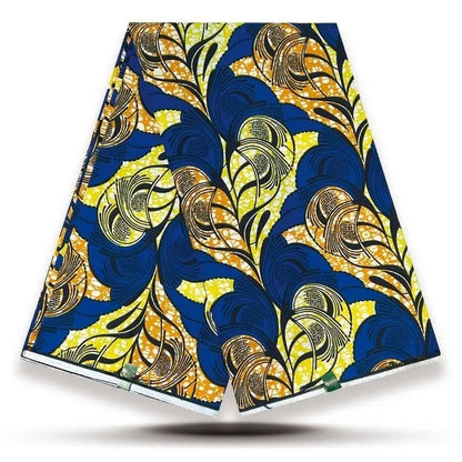 High Quality African Wax Print Fabric - 100% Cotton Soft Ankara Real Wax Fashion Material