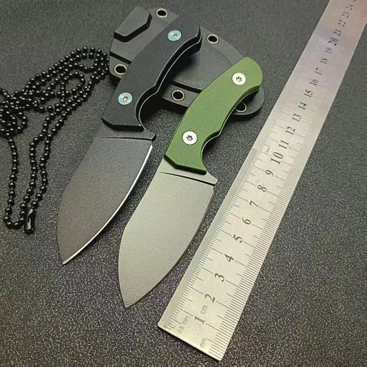 High Hardness Fixed Blade Knife - Portable Outdoor Camping Survival Knife with Sheath