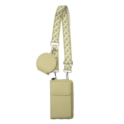 Women's Mini PU Leather Phone Bag - Lightweight Small Crossbody Purse for Everyday Use