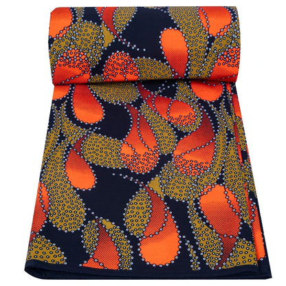 African Ankara Wax Print Fabric by the Yard - 3/6 Yards Party Dress Sewing Cloth FP6625