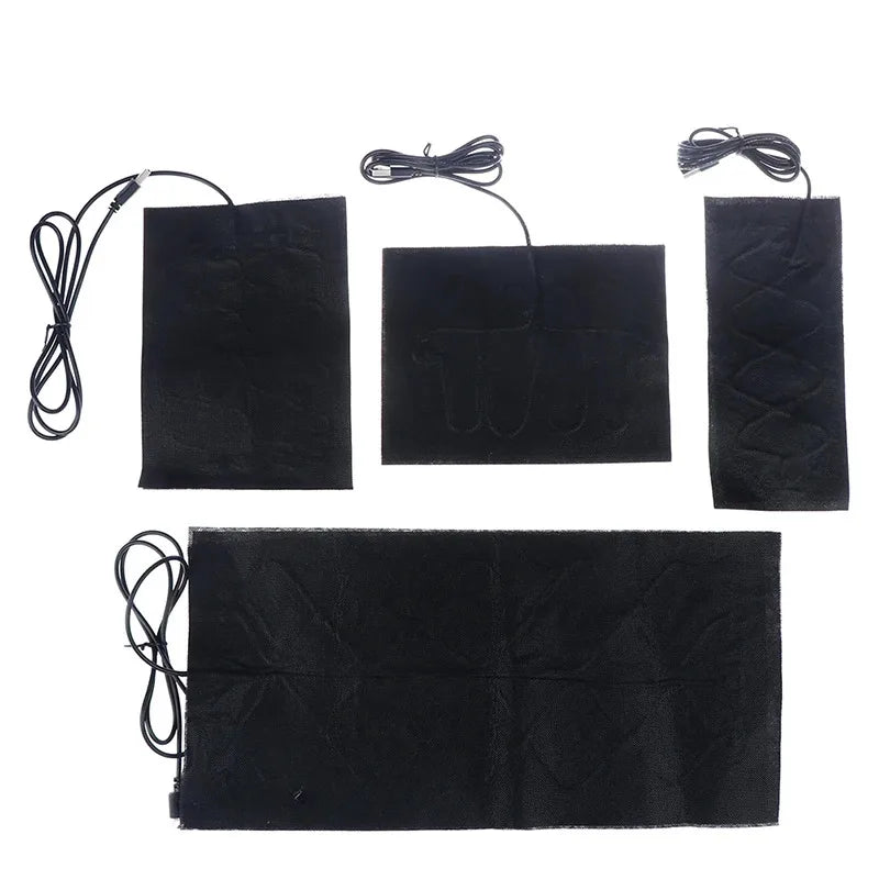 USB Far Infrared High-Temperature Heater – Carbon Fiber Electric Waist & Knee Heating Pad