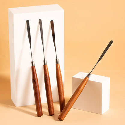 Stainless Steel Nail Art Spatula - Metal Mixing Stick for Pigments, Makeup and Manicure DIY Tools