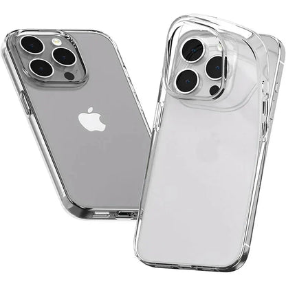 Clear Silicone iPhone Case - Ultra-Thin Soft Protective Cover for iPhone 11, 12, 13, 14 & 15 Series