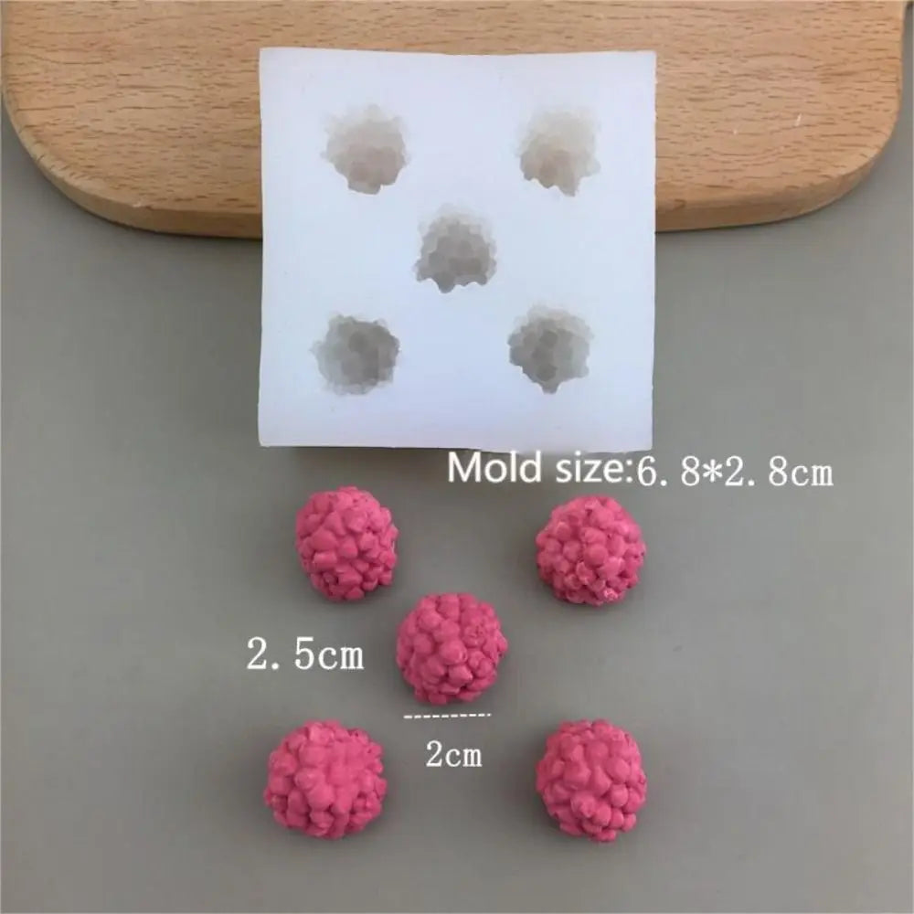 3D Fruit Candle Silicone Mold – Blueberry & Raspberry DIY Chocolate & Baking Craft Mold