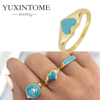 24K Gold-Plated & Silver Enamel Ring – Slim Round Women's Luxury Zircon CZ Ring in Green, Purple, Pink for Wedding & Anniversary