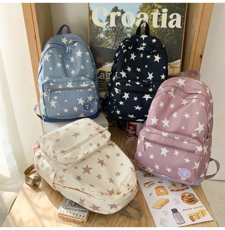 Star Laptop Backpack 17 Inch | Cute Travel & College Bag for Women, Men, Students, Back to School Bookbag