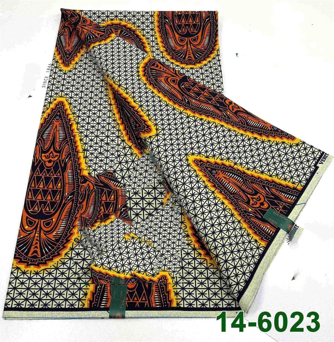 Latest Style Ankara Wax Print Fabric - 100% Cotton High Quality Soft African Real Wax Material
