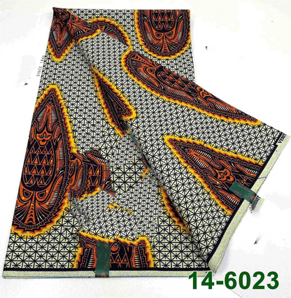 Latest Style Ankara Wax Print Fabric - 100% Cotton High Quality Soft African Real Wax Material