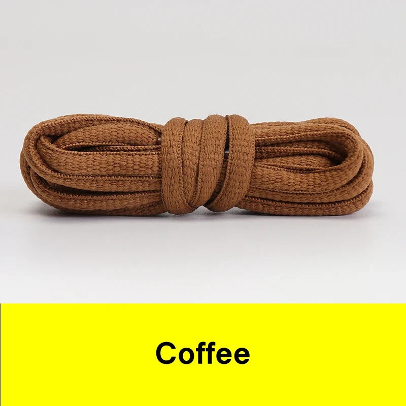 Oval & Semicircle Sneakers Shoe Laces – Classic Woven Round Shoelaces for Adult Unisex Casual & Sports Shoes
