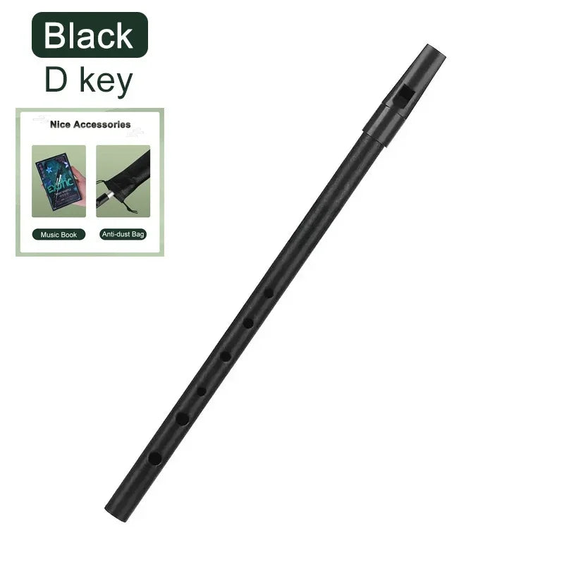 Miwayer Irish Tin Penny Whistle Flute C/D Key – 6 Hole Traditional Irish Music Instrument