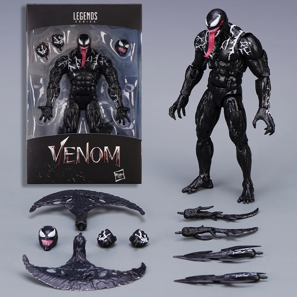 Amazing Yamaguchi Venom & Carnage Action Figure – Movable Spider-Man Collectible Toy for Kids