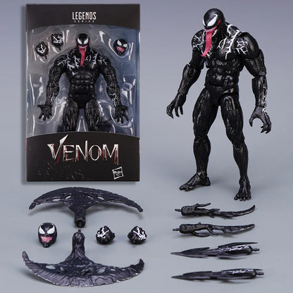 Amazing Yamaguchi Venom & Carnage Action Figure – Movable Spider-Man Collectible Toy for Kids