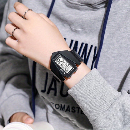 Multi-Function Aircraft Sports Watch – Electronic Watch for Junior High School Boys & Girls
