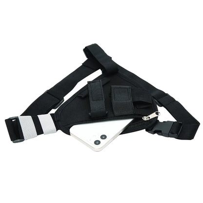 BAOFENG and ABBRREE Tactical Radio Chest Harness – Nylon Vest Rig Pack for BF-888S and UV-5R Walkie Talkies