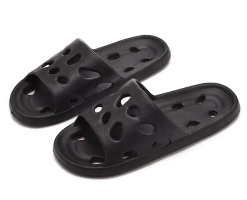 Summer EVA Leaky Slippers - Non-Slip Bathroom Beach Sandals for Men Women Indoor Outdoor