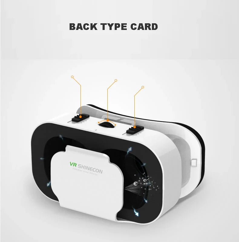 Shinecon 3D VR Glasses – Virtual Reality Headset with Controller for Smartphone Gaming