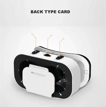 Shinecon 3D VR Glasses – Virtual Reality Headset with Controller for Smartphone Gaming