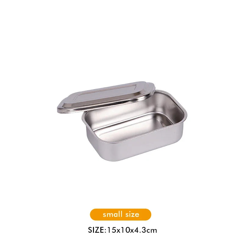 Dental Disinfection Box with Lid – Stainless Steel Sterilizer Container for Surgical Equipment & Lab Instrument Storage