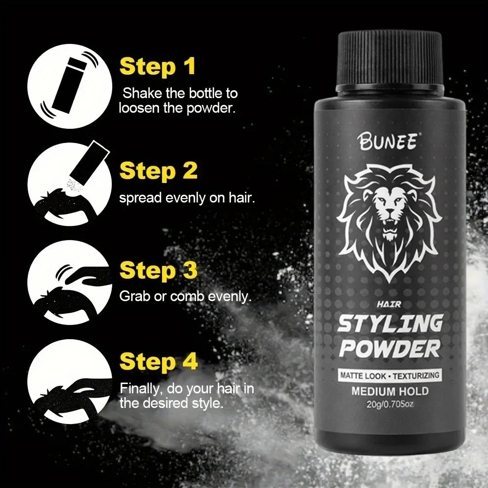 BUNEE Volumizing Hair Powder 20g - Root Lift & Oil Control Styling Powder