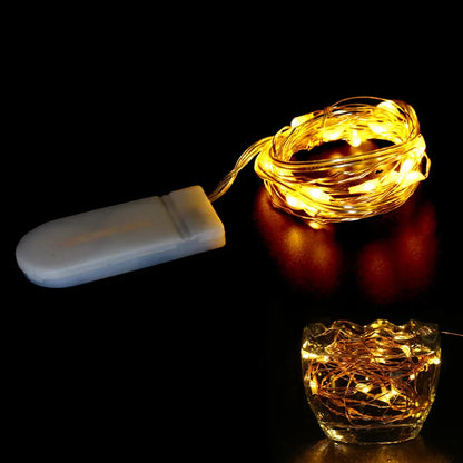 LED Copper Wire Fairy Lights - Waterproof Battery Operated String Lights for Wedding, Party, Christmas & DIY Decorations