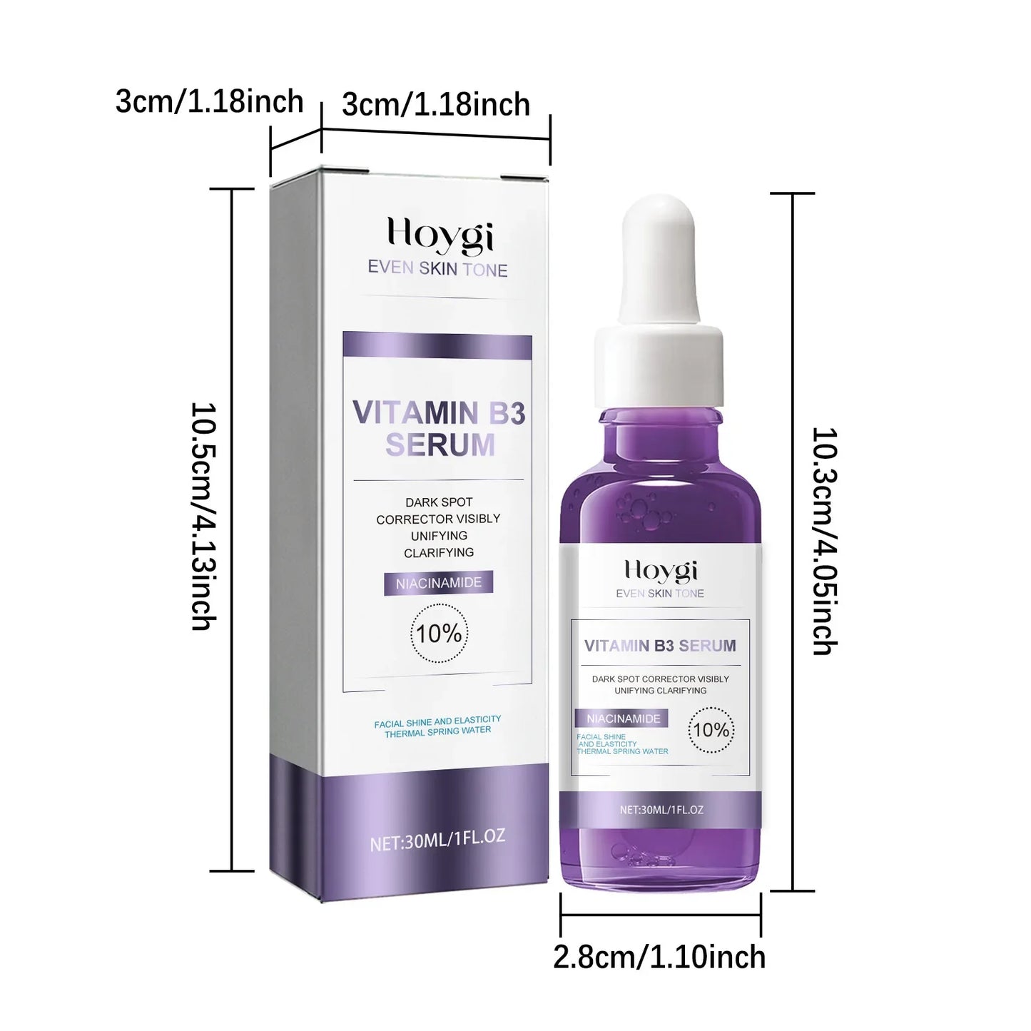 Niacinamide Serum – Dark Spot Corrector, Moisturizing & Brightening for Pore-Cleansing, Fine Line Fading, Korean Skin Care