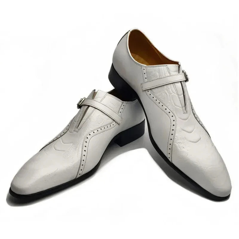 Men’s Genuine Leather Loafers - Soft Comfortable Formal Dress Shoes for Office, Wedding & Party