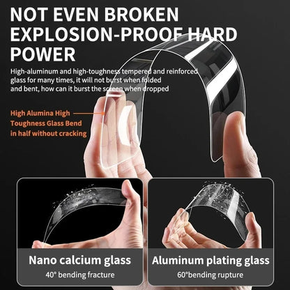 3Pcs Tempered Glass Screen Protector - iPhone 16 15 14 13 12 11 Pro Max Plus XR X XS 6 7 8 SE Full Coverage Protective Glass