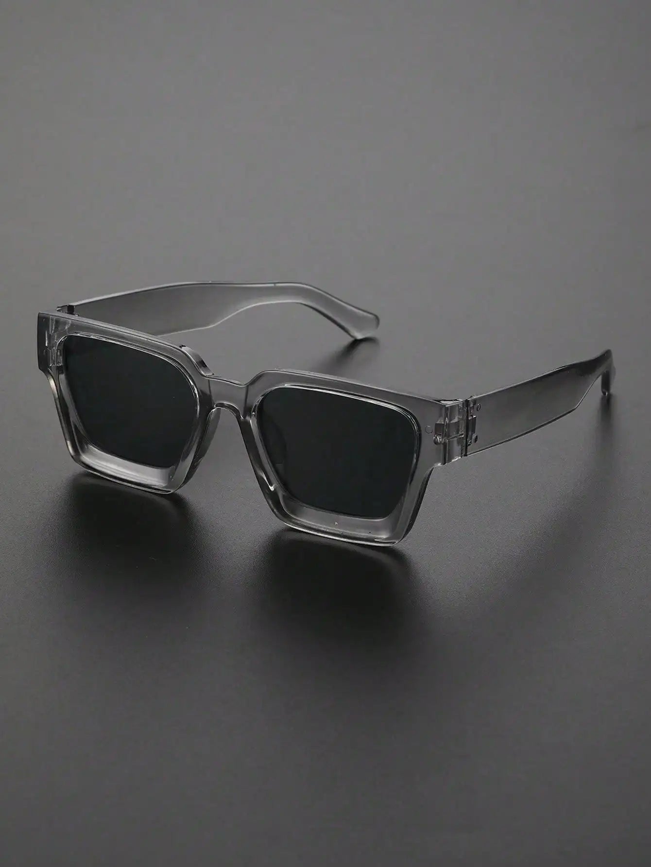 1 or 2 PC Classic Square Plastic Frame Sunglasses – Unisex Daily Fashion Shades & Eyewear Accessories