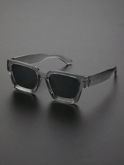 1 or 2 PC Classic Square Plastic Frame Sunglasses – Unisex Daily Fashion Shades & Eyewear Accessories