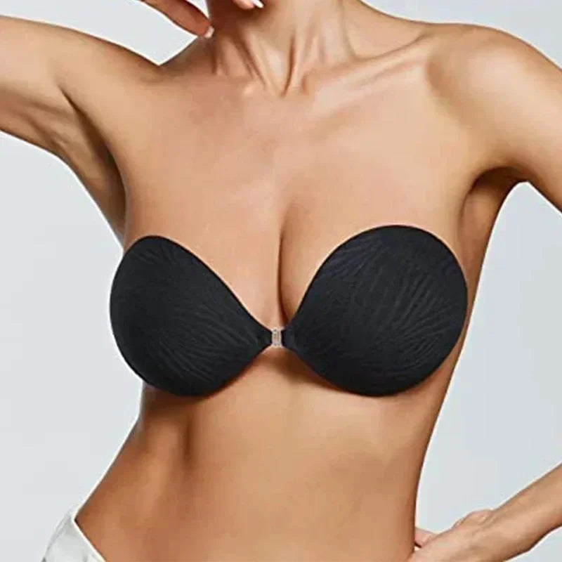Invisible Nude Push-Up Bra Paste – Sexy Silicone Chest Stickers for Women, Wedding & Daily Use