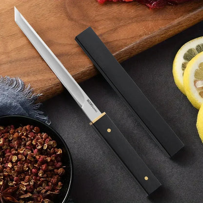 2024 Forged Stainless Steel Boning Knife - Mongolian Meat Cleaver with Cover for Lamb, Steak & Fruit | Kitchen Hand Knife